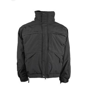 LA Police Gear 5 In 1‎ Duty Black Jacket NWT SIZE LARGE